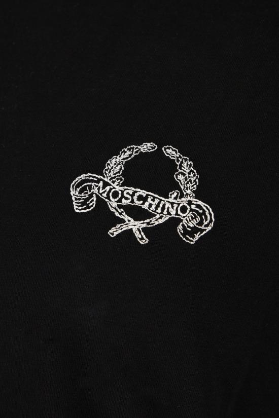 25SS 모스키노 반팔 티셔츠 251ZZ07180241 1555 Nero - MOSCHINO