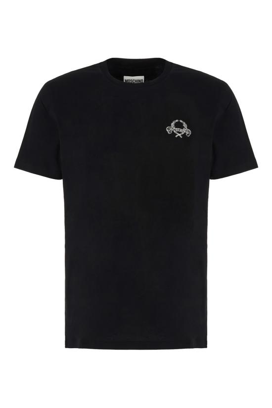 25SS 모스키노 반팔 티셔츠 251ZZ07180241 1555 Nero