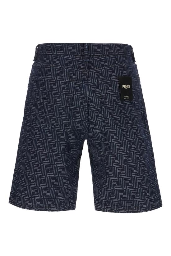 25SS 펜디 데님 숏팬츠 FLP369AUX4 F0BUZ Blu - FENDI
