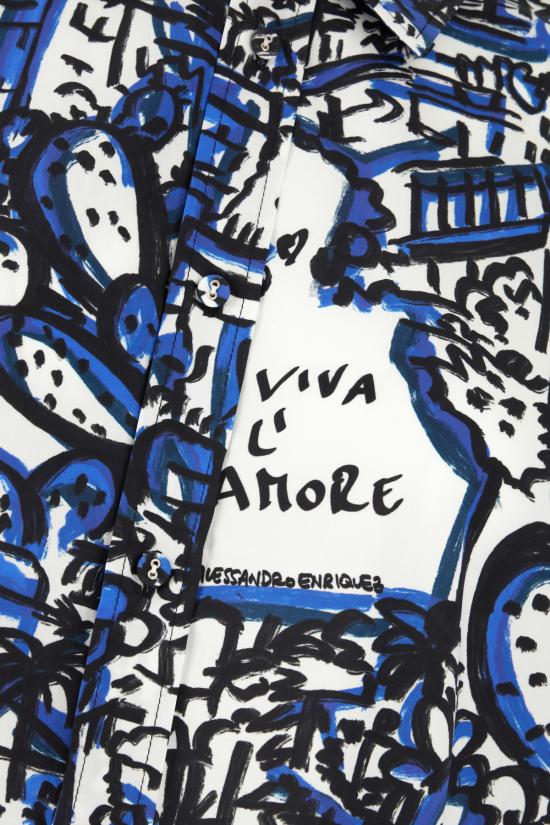 25SS 알레산드로 엔리케즈 셔츠 S39PO 019 BLUETTE VIEW - ALESSANDRO ENRIQUEZ