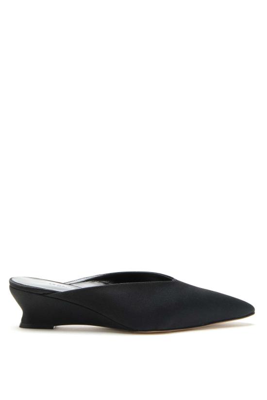  르 몽드 베릴 뮬/슬리퍼 르몽드 베릴 빅토리아 웨지 뮬 블랙