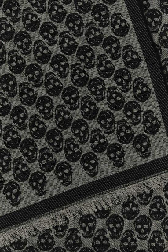 25FW 알렉산더 맥퀸 머플러/스카프 8353784A82Q 1062 GREYBLK - ALEXANDER MCQUEEN