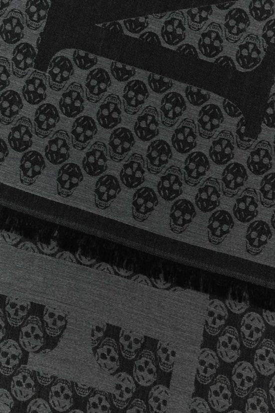 25FW 알렉산더 맥퀸 머플러/스카프 8353754200Q 1461 GREYBLK - ALEXANDER MCQUEEN