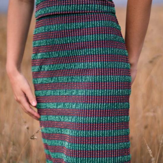  레이첼 코미 미디 스커트 발데라 스커트 아쿠아