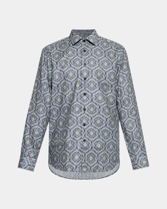 25FW 에트로 긴팔 셔츠 MRIB000199SA5L7 X0883 Blue