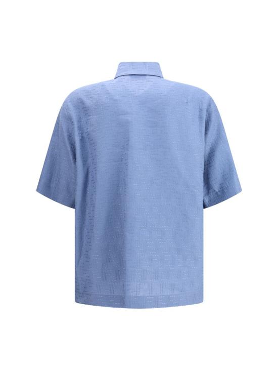 25FW 펜디 반팔 셔츠 FS1317AU6Y F0U6K BLUE - FENDI