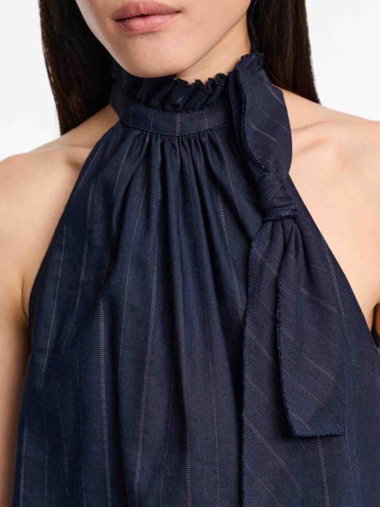 25FW 도로시 슈마허 민소매 티셔츠 252 140106 879blue night MIDNIGHT BLUE - DOROTHEE SCHUMACHER