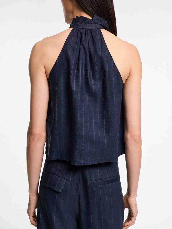 25FW 도로시 슈마허 민소매 티셔츠 252 140106 879blue night MIDNIGHT BLUE - DOROTHEE SCHUMACHER