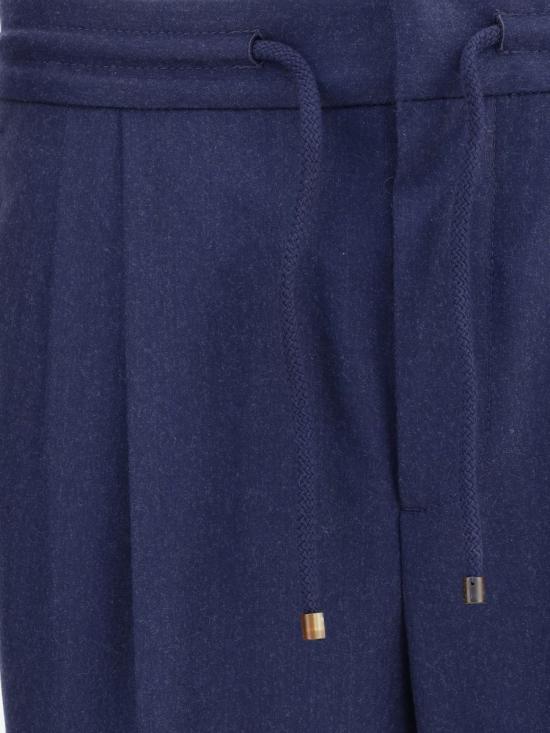 25FW 브루넬로 쿠치넬리 스트레이트 팬츠 ME226E1710 C396 BLUE - BRUNELLO CUCINELLI