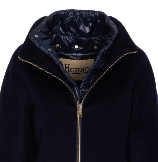 25FW 에르노 럭셔리 울 & 나일론 울트라라이트 코트  CA000544D333139200 BLUE - HERNO