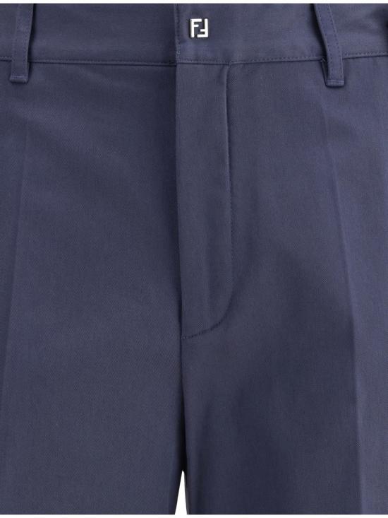 25FW 펜디 스트레이트 팬츠 FB1076AQMV F0PTH BLUE - FENDI