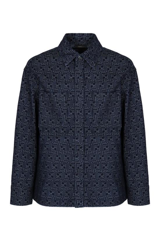 25SS 펜디 자켓 FW1321AUX4 F0BUZ Navy