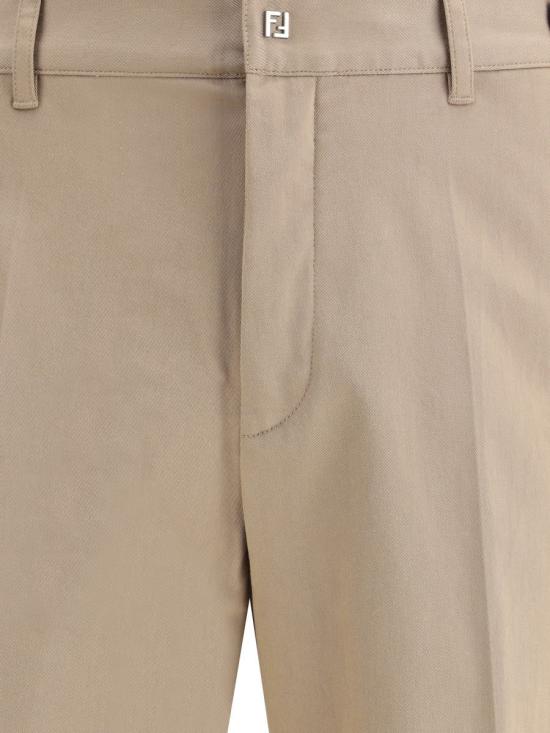 25FW 펜디 스트레이트 팬츠 FB1076AQMV F0QD3 BROWN - FENDI