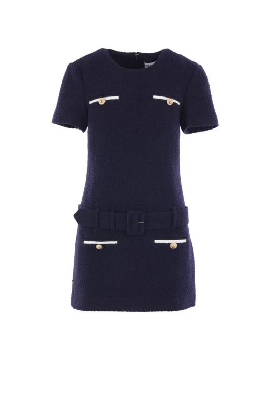 25FW 셀프 포트레이트 숏 원피스 PF25034SBL BLUE