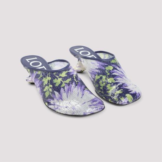 25FW 로에베 뮬/슬리퍼 LLST379X10 5657 NAVY LILAC - LOEWE