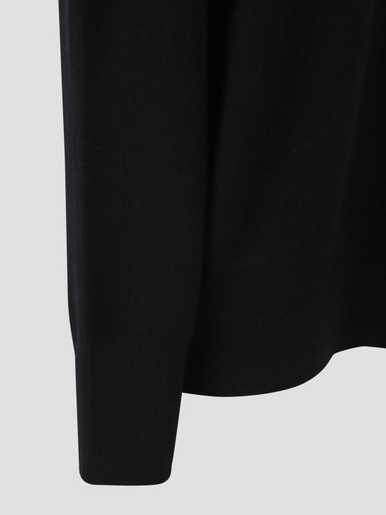 25FW 토템 긴팔 티셔츠 252WRT0521YA0016 001 BLACK - TOTEME