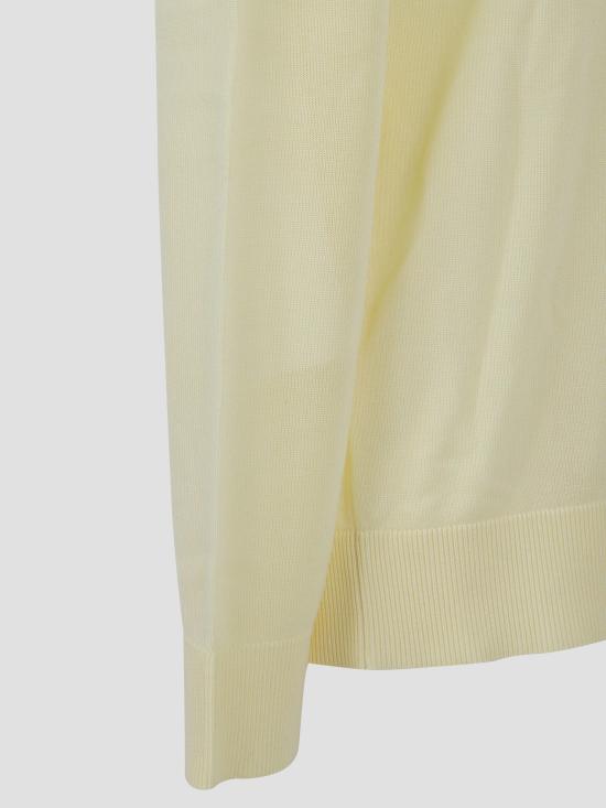 25FW 토템 긴팔 티셔츠 253WRT0604YA0079 300 STRAW - TOTEME