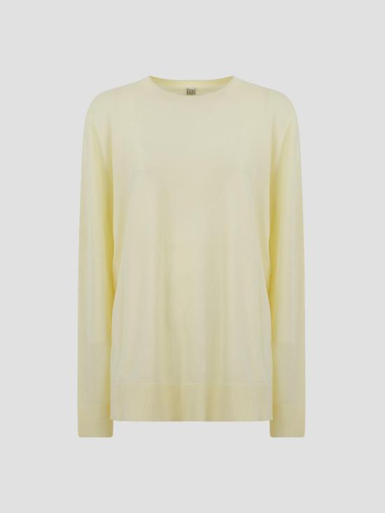 25FW 토템 긴팔 티셔츠 253WRT0604YA0079 300 STRAW