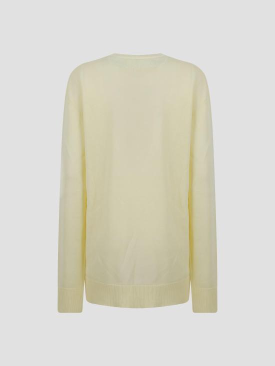 25FW 토템 긴팔 티셔츠 253WRT0604YA0079 300 STRAW - TOTEME