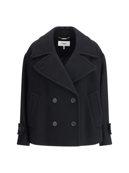 26FW 끌로에 코트 CH25AMA96952 001 BLACK