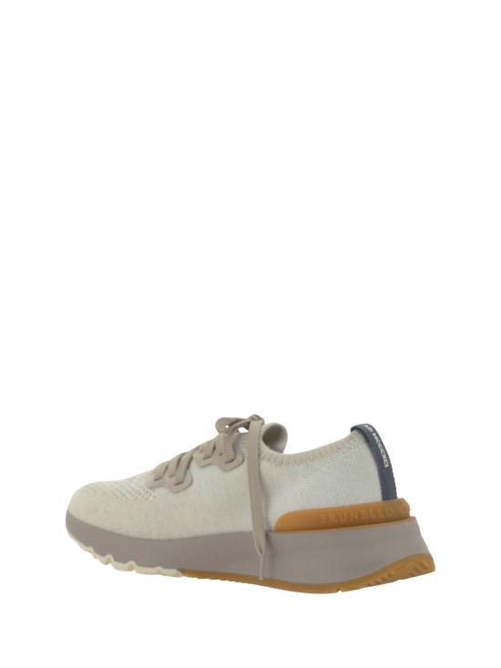 26SS 브루넬로 쿠치넬리 시네 니트 러너 MZUKISO250 CSB87 WHITE - BRUNELLO CUCINELLI