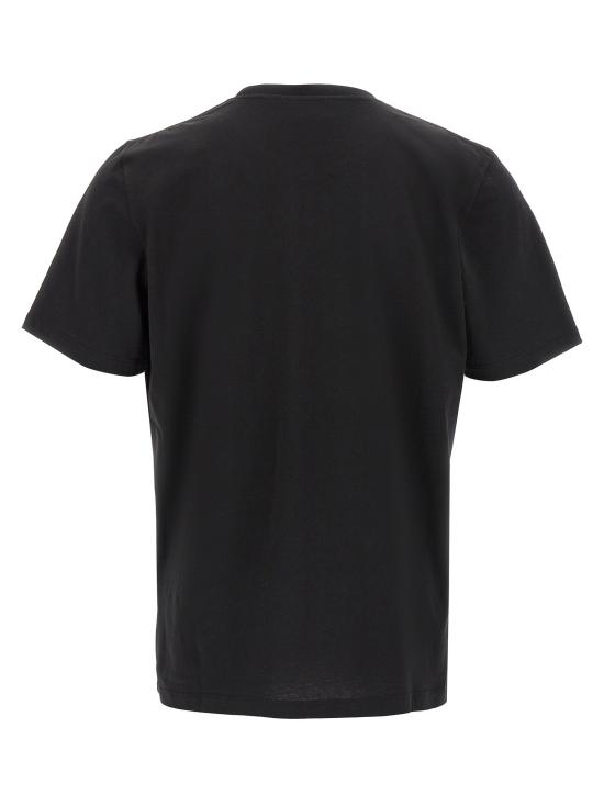  생로랑 반팔 티셔츠 카산드레 티셔츠 블랙 - SAINT LAURENT
