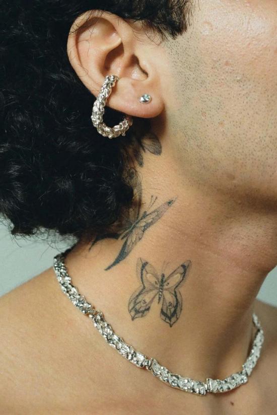  패리스 이어링 파리스 로카 행 이어커프 스털링 실버 - FARIS