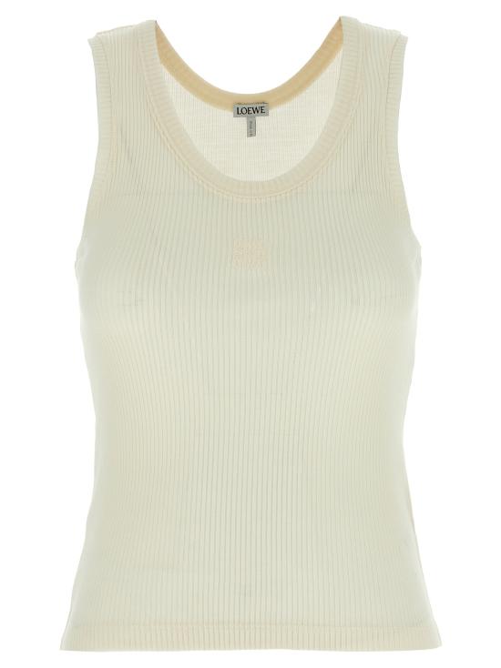 25FW 로에베 민소매 티셔츠 S540Y23X461950 White