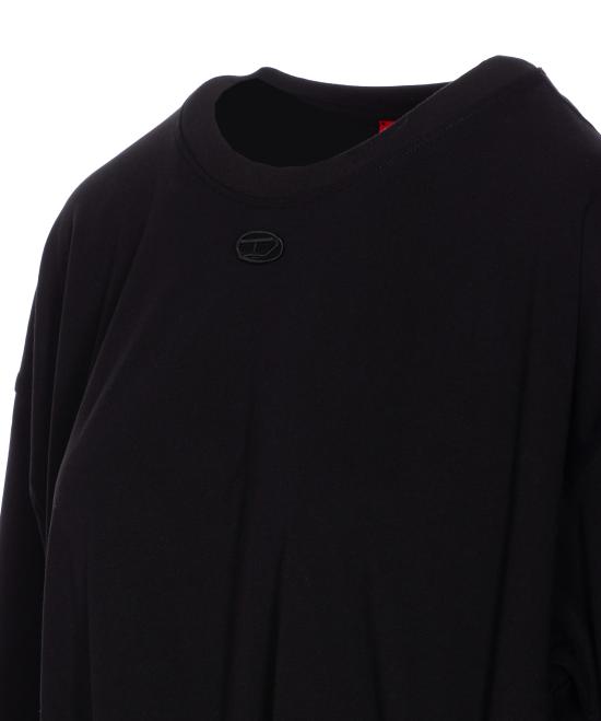 25FW 디젤 D-Elvor 이보르 티셔츠 드레스 A19232 0NIAX9XX Black - DIESEL