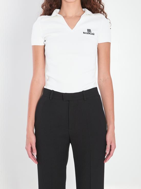 25FW 발렌시아가 반팔 티셔츠 835501 WHITE