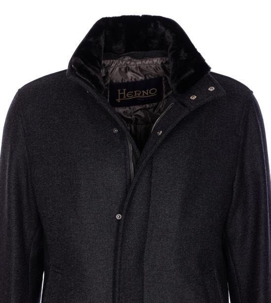 25FW 에르노 롱 울 코트 CA000214U 33432R9490 Grey - HERNO