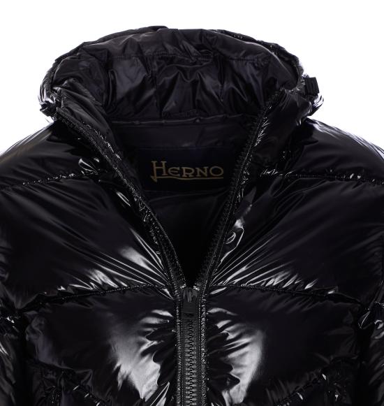 25FW 에르노 숏패딩 PI001133U 12220Z9300 Black - HERNO