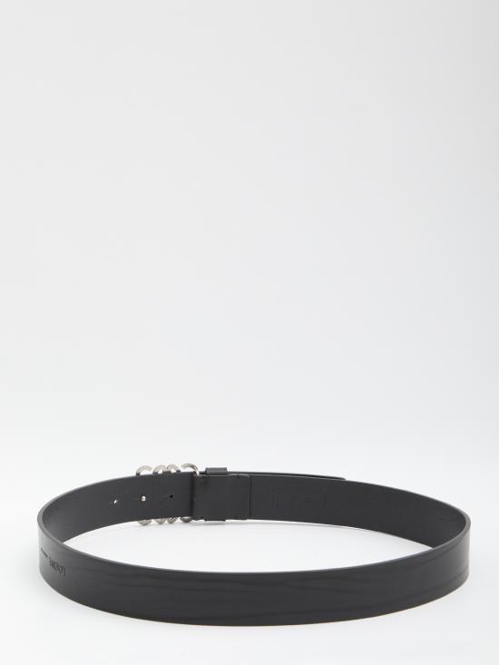25FW 로에베 가죽 벨트 E619238 BLACK - LOEWE