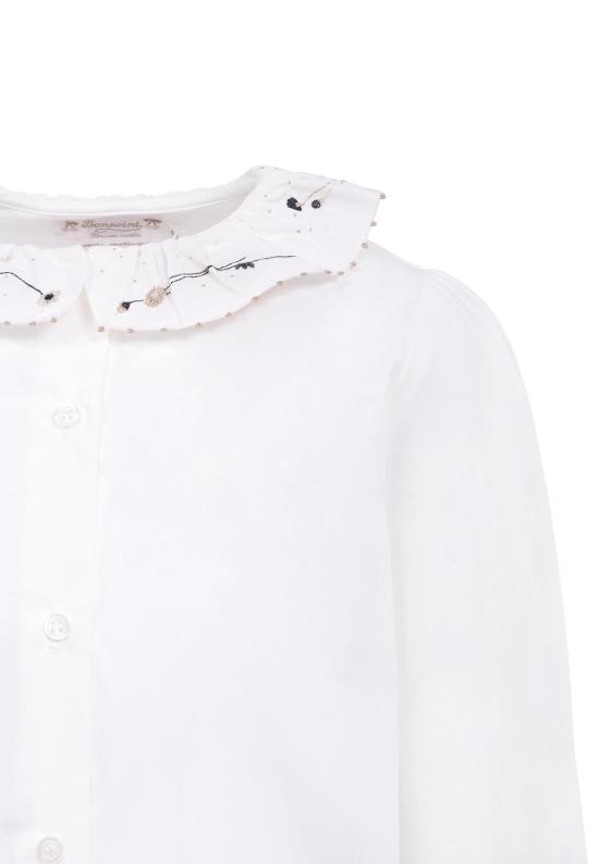 25FW [키즈] 봉쁘앙 셔츠 W05GBLW00029 002 IVORY - BONPOINT