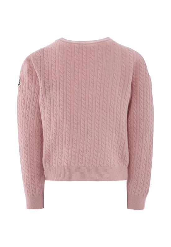 25FW [키즈] 몽클레어 니트/스웻셔츠 K2954 9C00006 M1241 50M PINK - MONCLER