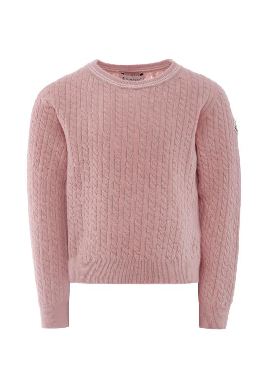 25FW [키즈] 몽클레어 니트/스웻셔츠 K2954 9C00006 M1241 50M PINK