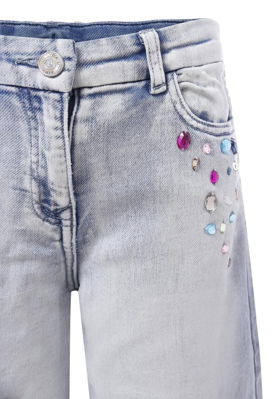 25FW [키즈] 모나리자 진 19F403 6042 0062 DENIM - MONNALISA