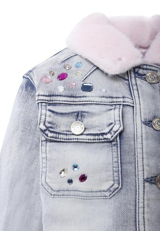 25FW [키즈] 모나리자 데님 자켓 19F102 6042 0062 DENIM - MONNALISA