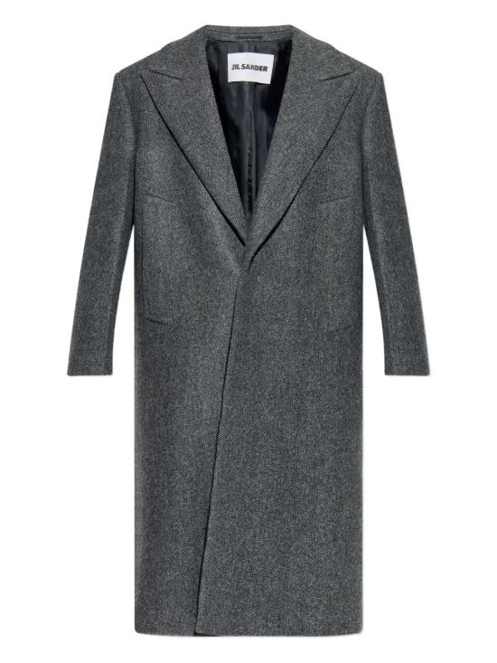 25FW 질샌더 코트 J22AA0185 J40247 060 METEORITE - JIL SANDER