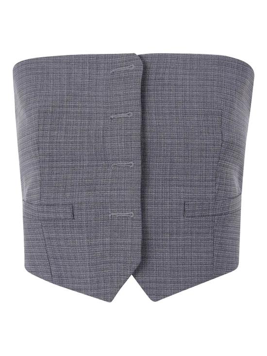 25FW 알렉산더 왕 민소매 티셔츠 1WC3251135 085 DARK GREY MELANGE - ALEXANDER WANG