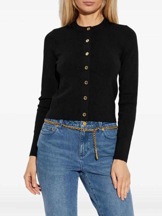 25FW 마이클 코어스 가디건 MT5617W4VR 001 BLACK - MICHAEL KORS