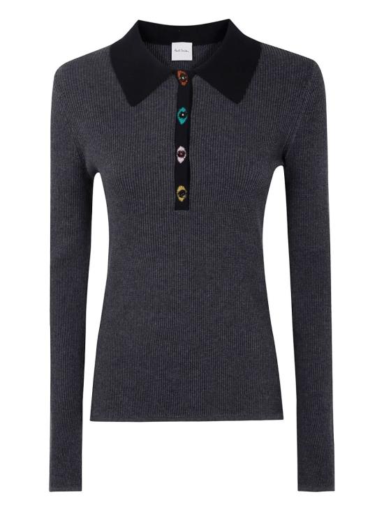 25FW 폴 스미스 폴로 티셔츠 W1R539NT11147 79 BLACK - PAUL SMITH