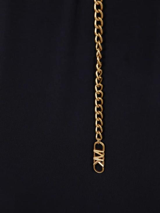 25FW 마이클 코어스 미디 원피스 MT5831SH6J 001 BLACK - MICHAEL KORS