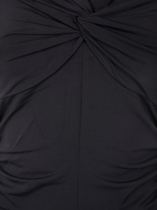 25FW 마이클 코어스 미디 원피스 MT5831DH69 001 BLACK - MICHAEL KORS