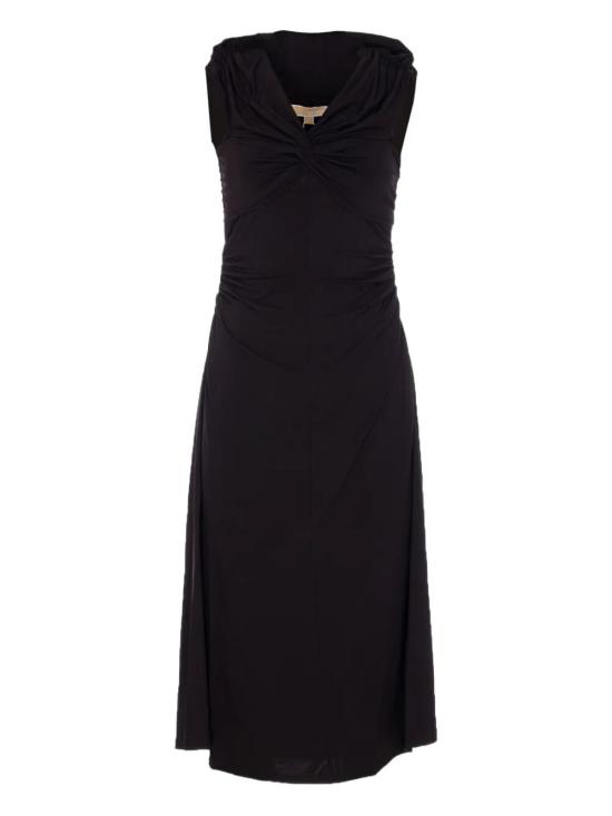 25FW 마이클 코어스 미디 원피스 MT5831DH69 001 BLACK - MICHAEL KORS