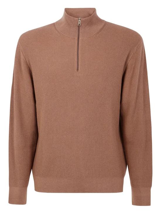 25FW 폴 스미스 집업 니트 M1R 534Z T02763 18 LIGHT RUST - PAUL SMITH