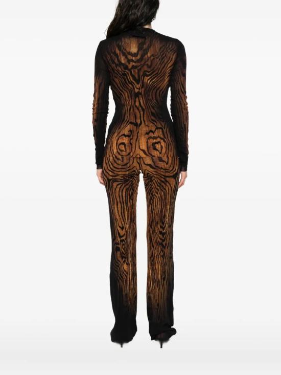 25FW 장 폴 고티에 긴팔 티셔츠 25 03 W TO335 M002P 0060 BLACK BROWN - JEAN PAUL GAULTIER