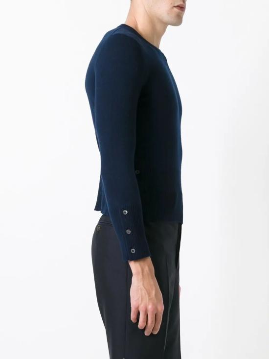 25FW 톰브라운 스웨터 MKAS01A 00011 415 NAVY - THOM BROWNE