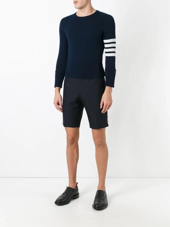 25FW 톰브라운 스웨터 MKAS01A 00011 415 NAVY - THOM BROWNE