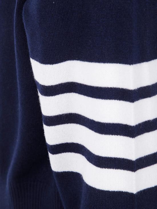 25FW 톰브라운 스웨터 MKAS01A 00011 415 NAVY - THOM BROWNE